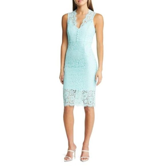 NEW Bardot Milana Lace Sheath Dress Size 10 - Picture 1 of 6